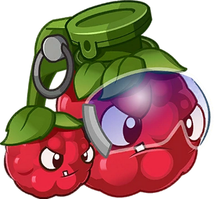 fruit [Plants vs Zombies] - alimentation - smiley émoticône émoji cartoon clipart illustration - artémotic