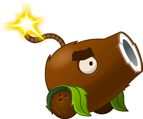 fruit [Plants vs Zombies] - alimentation - smiley émoticône émoji cartoon clipart illustration - artémotic