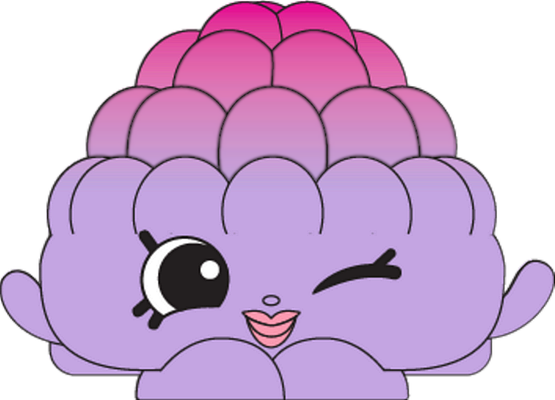 framboise [Shopkins] - fruit - alimentation - smiley émoticône émoji cartoon clipart illustration - artémotic
