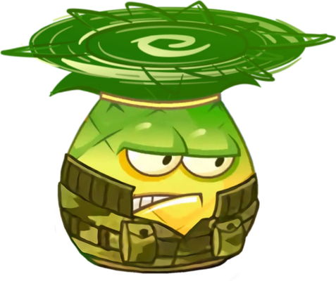 fruit [Plants vs Zombies] - alimentation - smiley émoticône émoji cartoon clipart illustration - artémotic