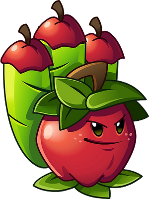 fruit [Plants vs Zombies] - alimentation - smiley émoticône émoji cartoon clipart illustration - artémotic