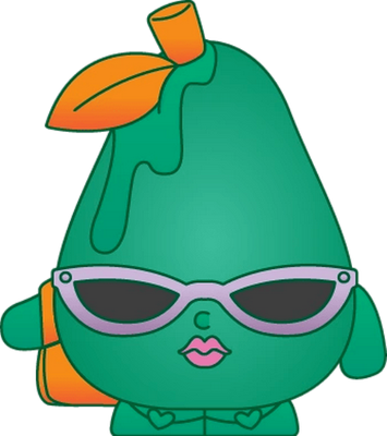 fruit [Shopkins] - alimentation - smiley émoticône émoji cartoon clipart illustration - artémotic