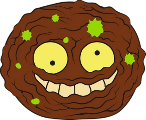 raisin - fruit - alimentation - smiley émoticône émoji cartoon clipart illustration - artémotic