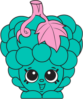 raisin - fruit - alimentation - smiley émoticône émoji cartoon clipart illustration - artémotic