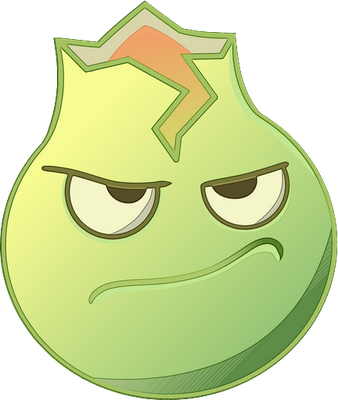 fruit [Plants vs Zombies] - alimentation - smiley émoticône émoji cartoon clipart illustration - artémotic