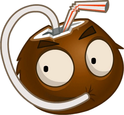 fruit [Plants vs Zombies] - alimentation - smiley émoticône émoji cartoon clipart illustration - artémotic