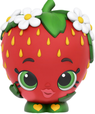 fraise [Shopkins] - fruit - alimentation - smiley émoticône émoji cartoon clipart illustration - artémotic