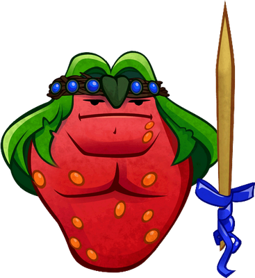 fruit [Plants vs Zombies] - alimentation - smiley émoticône émoji cartoon clipart illustration - artémotic