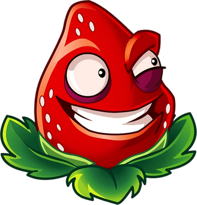 fruit [Plants vs Zombies] - alimentation - smiley émoticône émoji cartoon clipart illustration - artémotic