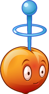 fruit [Plants vs Zombies] - alimentation - smiley émoticône émoji cartoon clipart illustration - artémotic