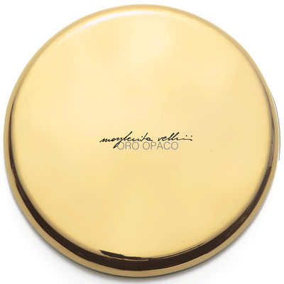 Color sample MATTE GOLD precious metal gold 15% Margherita Vellini - Ceramic Lamps -  Home Lighting Design - Made in Italy
