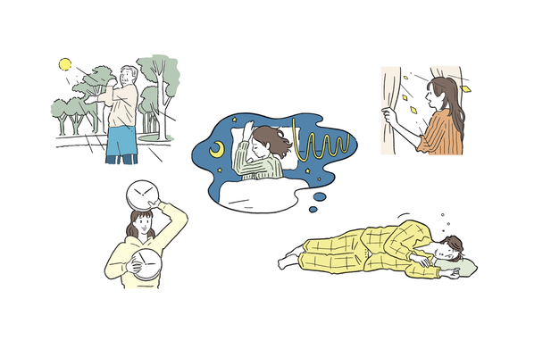 快眠MAGAZINE 冊子イラスト | AD+D:デジタルプラネッツ | サントリーウェルネス