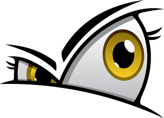œil - expression - émoticônes - smiley émoticône émoji cartoon clipart illustration - artémotic