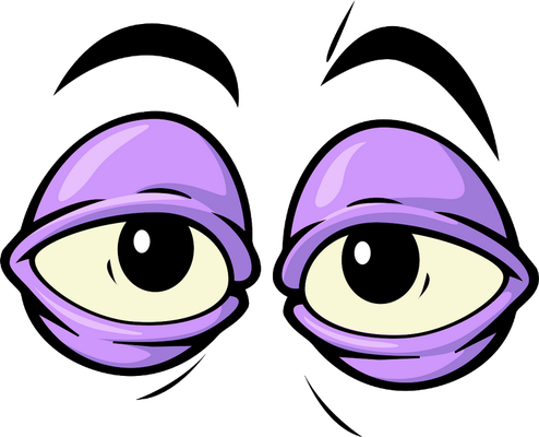 œil - expression - émoticônes - smiley émoticône émoji cartoon clipart illustration - artémotic