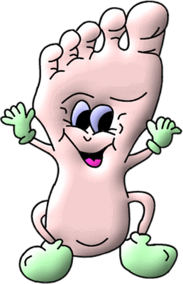 pied - expression - smiley émoticône émoji cartoon clipart illustration - artémotic