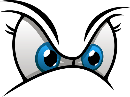 œil - expression - émoticônes - smiley émoticône émoji cartoon clipart illustration - artémotic