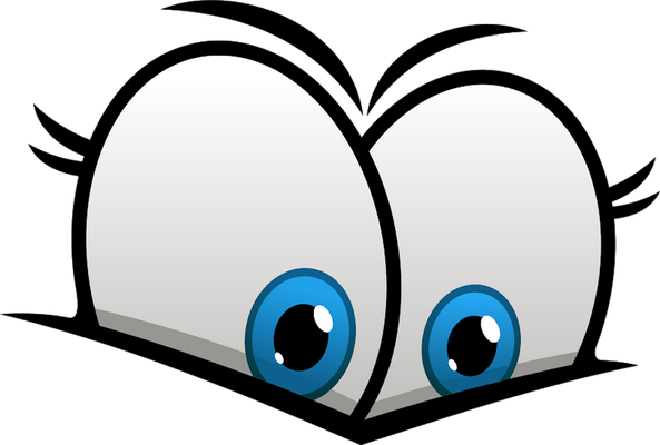 œil - expression - émoticônes - smiley émoticône émoji cartoon clipart illustration - artémotic