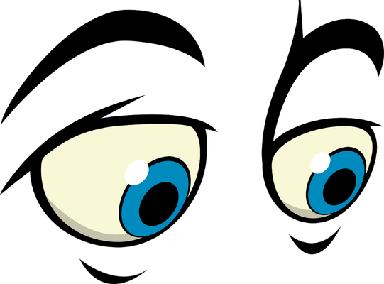 œil - expression - émoticônes - smiley émoticône émoji cartoon clipart illustration - artémotic
