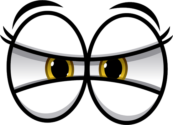 œil - expression - émoticônes - smiley émoticône émoji cartoon clipart illustration - artémotic