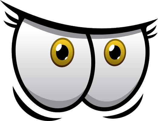 œil - expression - émoticônes - smiley émoticône émoji cartoon clipart illustration - artémotic