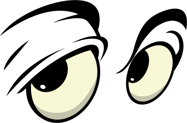 œil - expression - émoticônes - smiley émoticône émoji cartoon clipart illustration - artémotic
