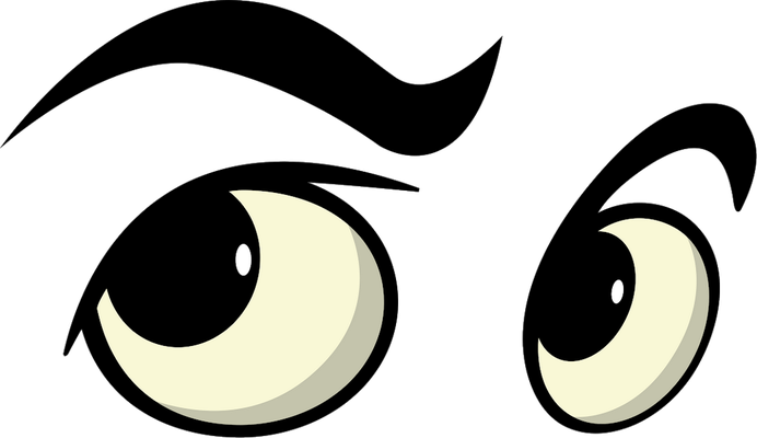 œil - expression - émoticônes - smiley émoticône émoji cartoon clipart illustration - artémotic