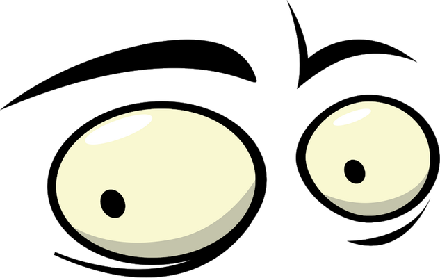 œil - expression - émoticônes - smiley émoticône émoji cartoon clipart illustration - artémotic