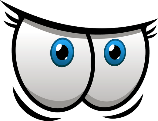 œil - expression - émoticônes - smiley émoticône émoji cartoon clipart illustration - artémotic