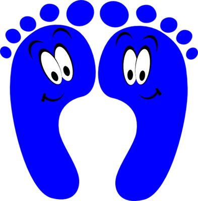 pied - expression - émoticônes - smiley émoticône émoji cartoon clipart illustration - artémotic