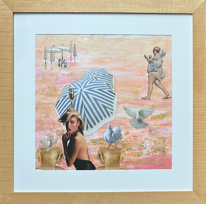 COLLAGE no. 23: “ZONDER TITEL”              0.70 x 0.70 m     