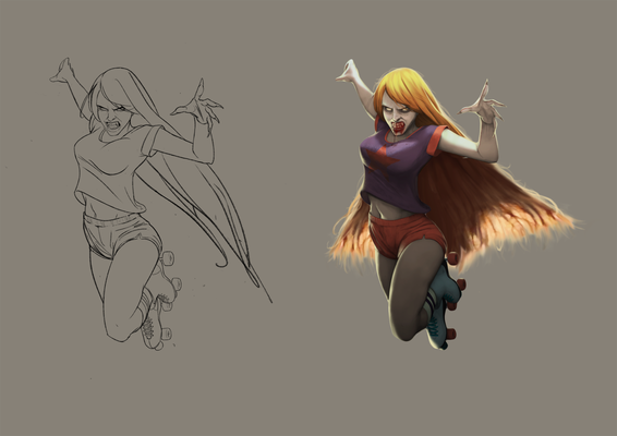 Artwork - Illustration - Character Design - Vampire 2