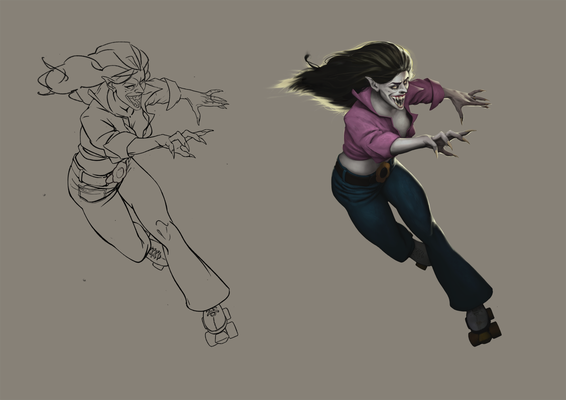 Artwork - Illustration - Character Design - Vampire 1