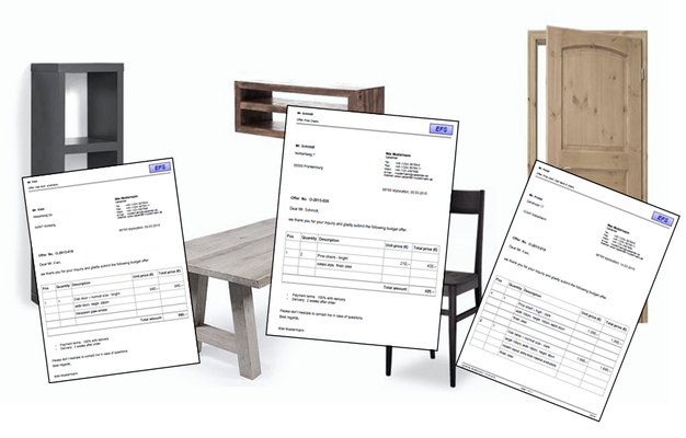 Many quotes for a lot of different furnitures. Need quick access to the documents?