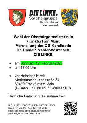 Dr. Daniela Mehler-Würzbach (Einladung)