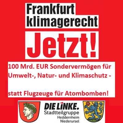 Frankfurt klimagerecht - Jetzt!