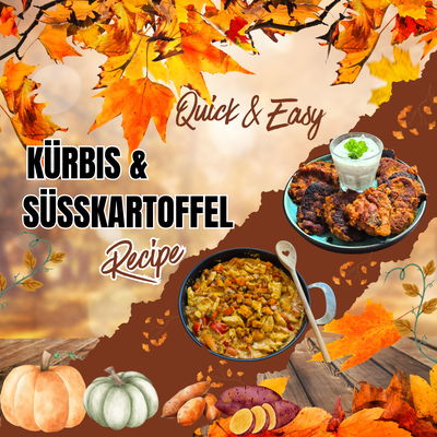 Süsskartoffel-Kürbis-Vielfalt