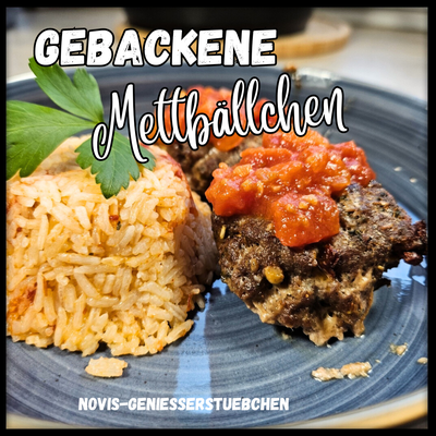 Gebackene Mettbällchen