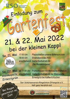 Veranstaltungsplakat für Schützenverein Ringelstein Ottengrün e.V. (Corporate Identity)