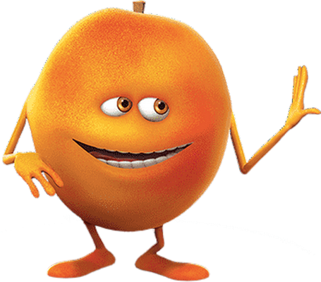 abricot - fruit - alimentation - smiley émoticône émoji cartoon clipart illustration - artémotic