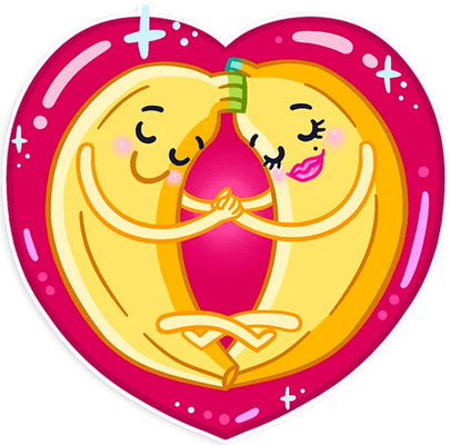 banane - fruit - alimentation - smiley émoticône émoji cartoon clipart illustration - artémotic