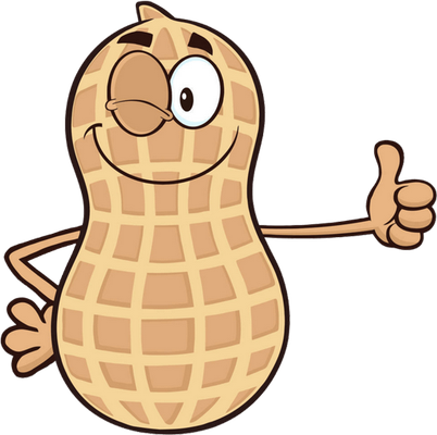 cacahuète - fruit - alimentation - smiley émoticône émoji cartoon clipart illustration - artémotic