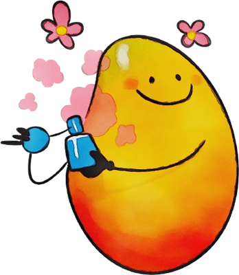 mangue - fruit - alimentation - smiley émoticône émoji cartoon clipart illustration - artémotic