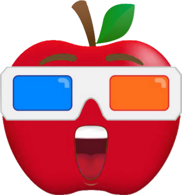 pomme - fruit - alimentation - smiley émoticône émoji cartoon clipart illustration - artémotic