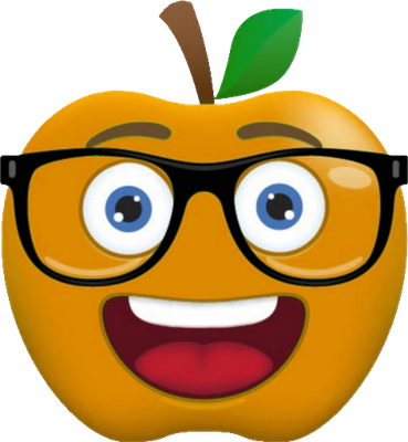 pomme - fruit - alimentation - smiley émoticône émoji cartoon clipart illustration - artémotic