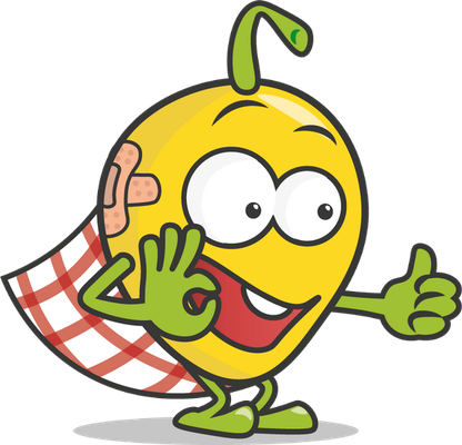 mangue - fruit - alimentation - smiley émoticône émoji cartoon clipart illustration - artémotic