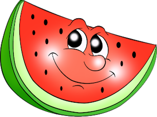 pastèque - fruit - alimentation - smiley émoticône émoji cartoon clipart illustration - artémotic