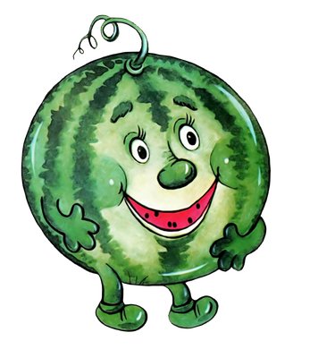 pastèque - fruit - alimentation - smiley émoticône émoji cartoon clipart illustration - artémotic