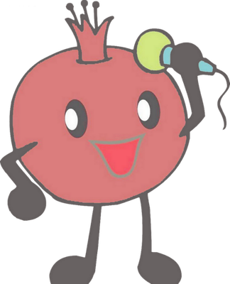 grenade - fruit - alimentation - smiley émoticône émoji cartoon clipart illustration - artémotic
