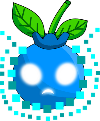 myrtille - fruit - alimentation - smiley émoticône émoji cartoon clipart illustration - artémotic