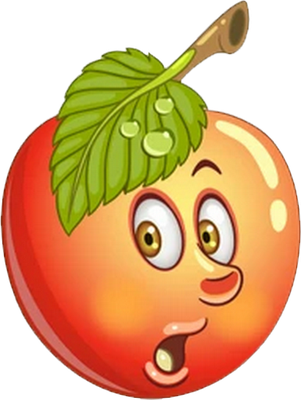 abricot - fruit - alimentation - smiley émoticône émoji cartoon clipart illustration - artémotic